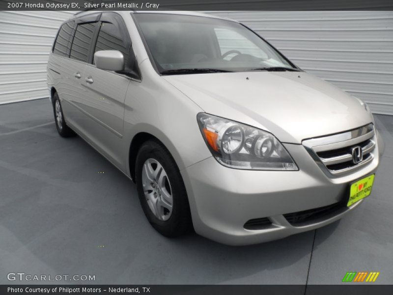 Silver Pearl Metallic / Gray 2007 Honda Odyssey EX