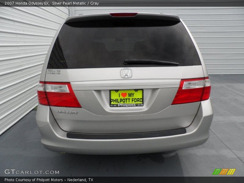 Silver Pearl Metallic / Gray 2007 Honda Odyssey EX