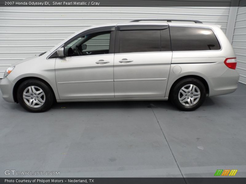 Silver Pearl Metallic / Gray 2007 Honda Odyssey EX