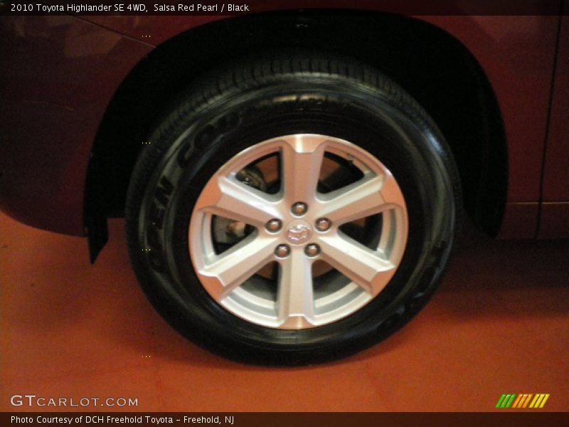 Salsa Red Pearl / Black 2010 Toyota Highlander SE 4WD
