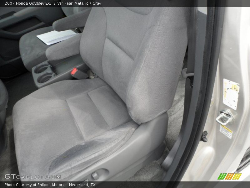 Silver Pearl Metallic / Gray 2007 Honda Odyssey EX