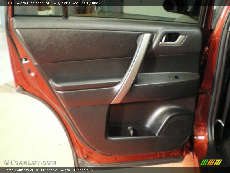 Salsa Red Pearl / Black 2010 Toyota Highlander SE 4WD