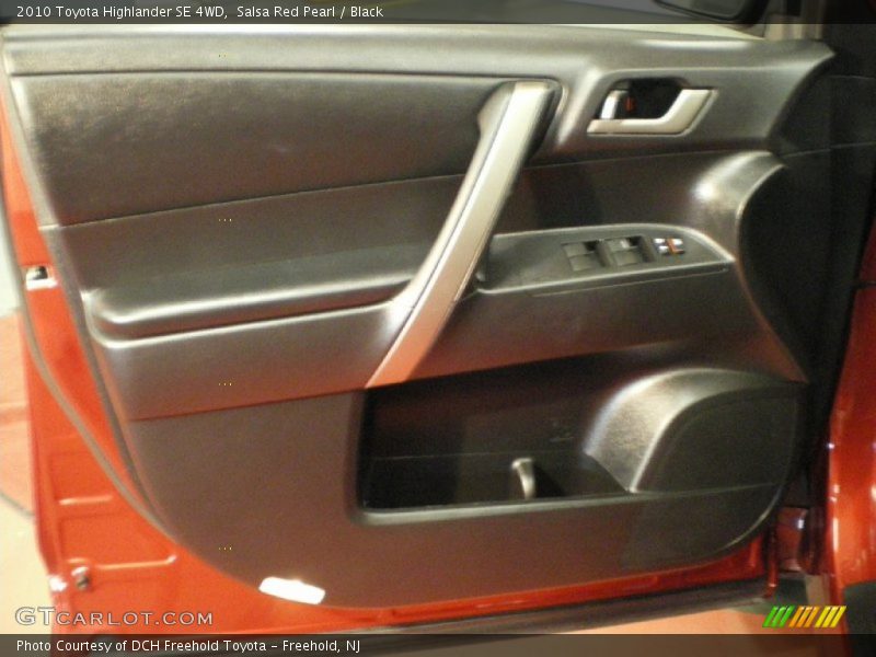 Salsa Red Pearl / Black 2010 Toyota Highlander SE 4WD
