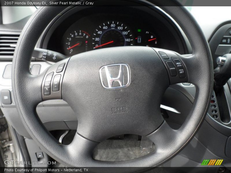 Silver Pearl Metallic / Gray 2007 Honda Odyssey EX