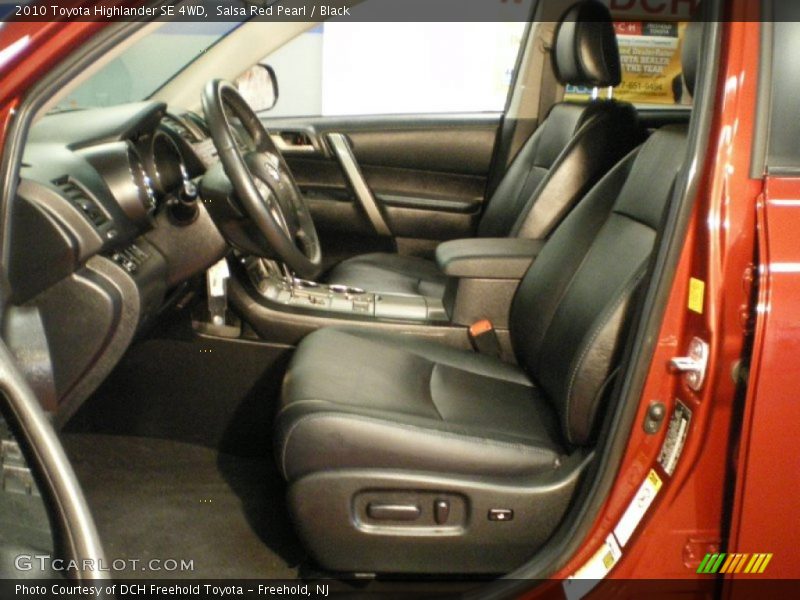 Salsa Red Pearl / Black 2010 Toyota Highlander SE 4WD