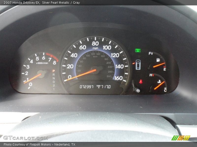 Silver Pearl Metallic / Gray 2007 Honda Odyssey EX