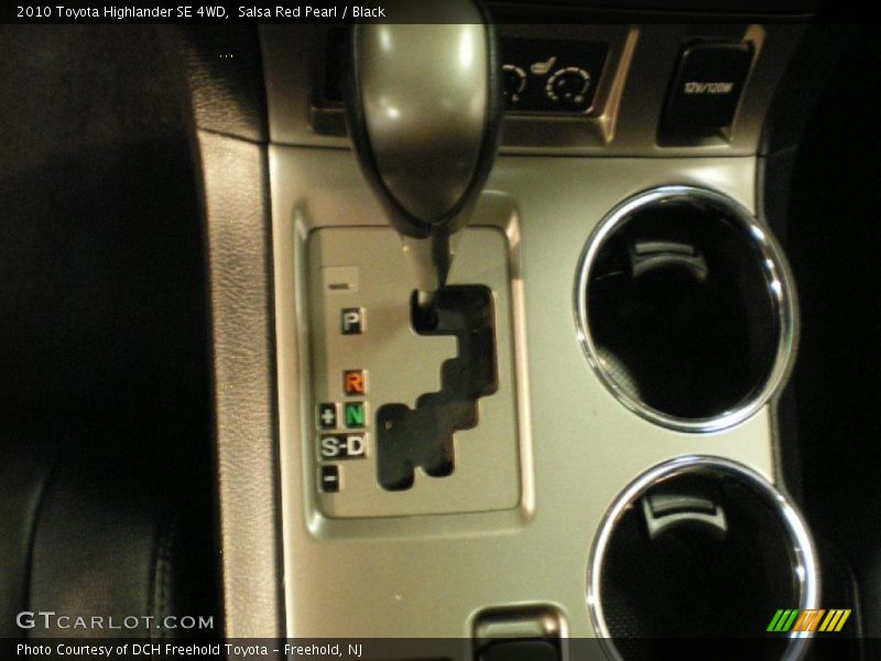 Salsa Red Pearl / Black 2010 Toyota Highlander SE 4WD