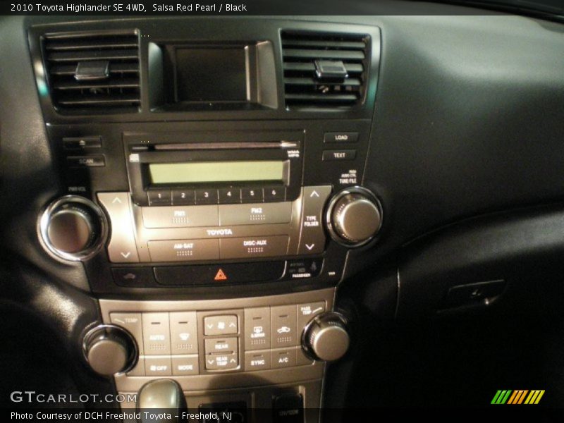 Salsa Red Pearl / Black 2010 Toyota Highlander SE 4WD