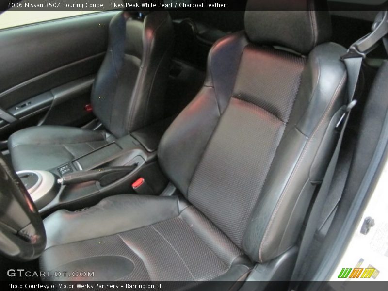 Pikes Peak White Pearl / Charcoal Leather 2006 Nissan 350Z Touring Coupe