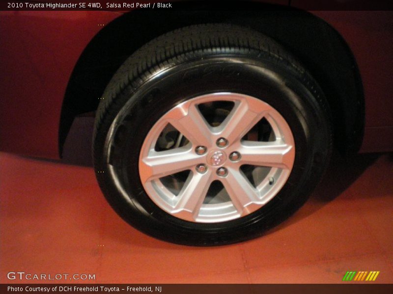Salsa Red Pearl / Black 2010 Toyota Highlander SE 4WD