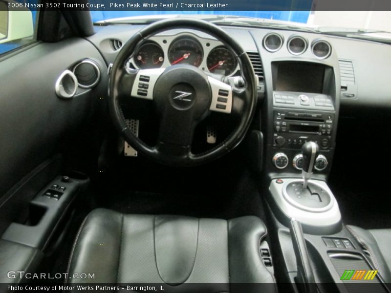 Pikes Peak White Pearl / Charcoal Leather 2006 Nissan 350Z Touring Coupe