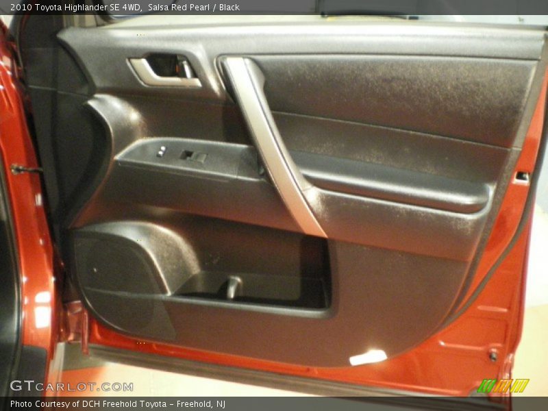 Salsa Red Pearl / Black 2010 Toyota Highlander SE 4WD