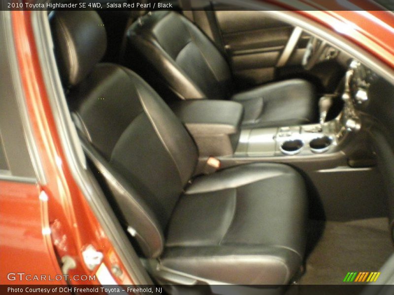 Salsa Red Pearl / Black 2010 Toyota Highlander SE 4WD