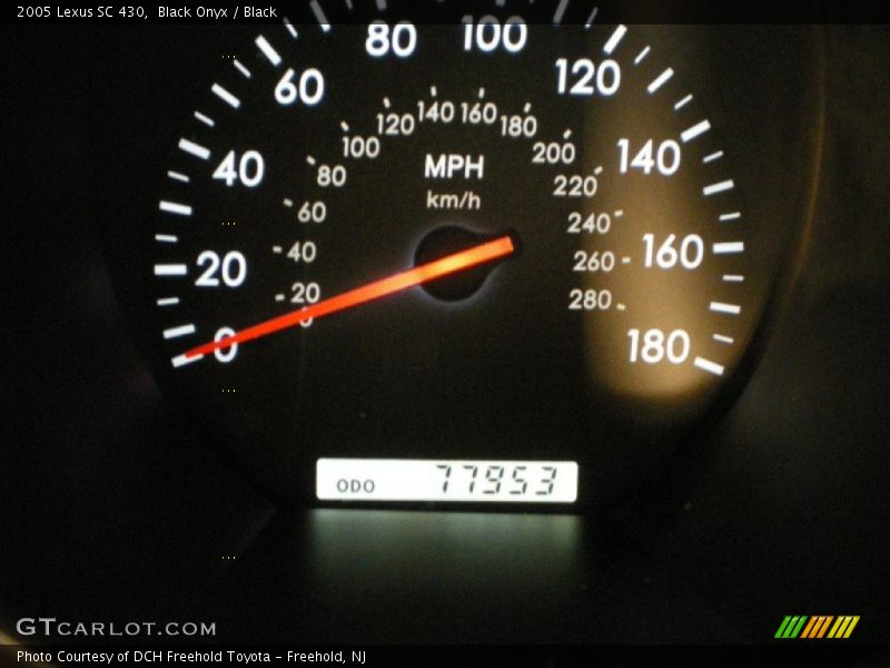 Black Onyx / Black 2005 Lexus SC 430