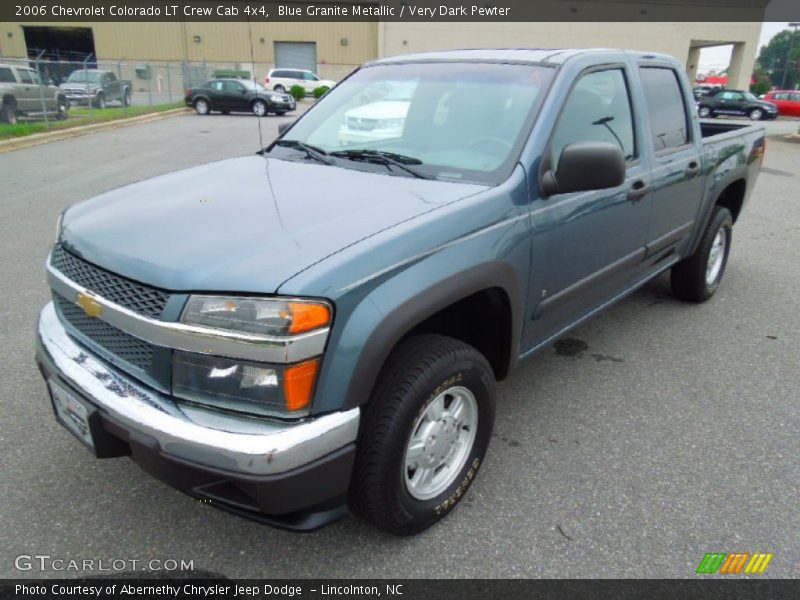 Blue Granite Metallic / Very Dark Pewter 2006 Chevrolet Colorado LT Crew Cab 4x4