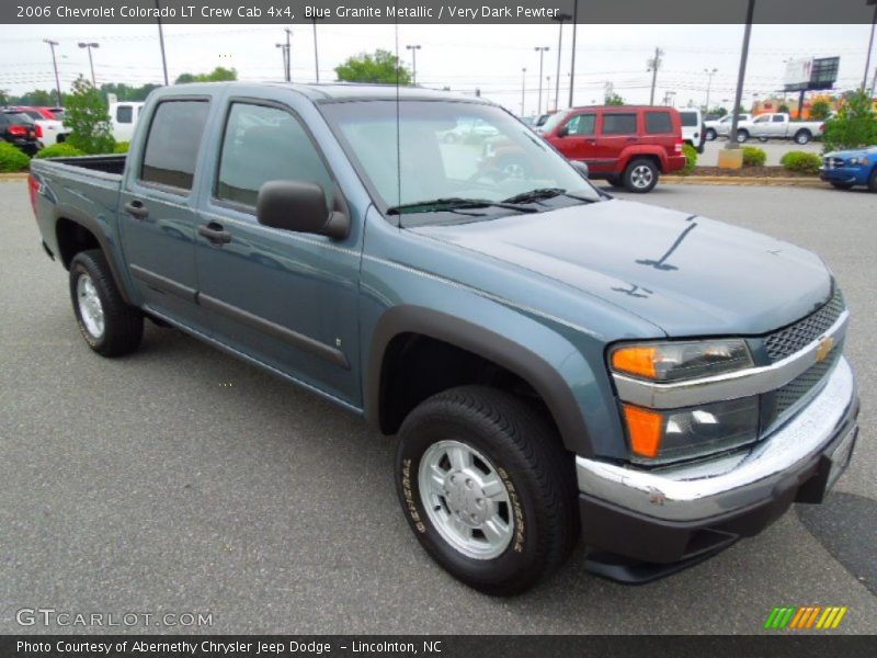 Blue Granite Metallic / Very Dark Pewter 2006 Chevrolet Colorado LT Crew Cab 4x4