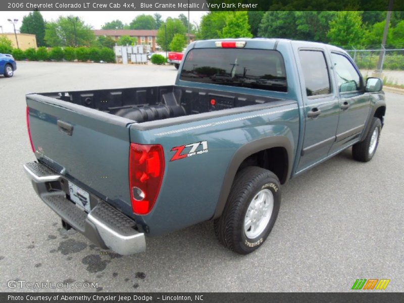 Blue Granite Metallic / Very Dark Pewter 2006 Chevrolet Colorado LT Crew Cab 4x4