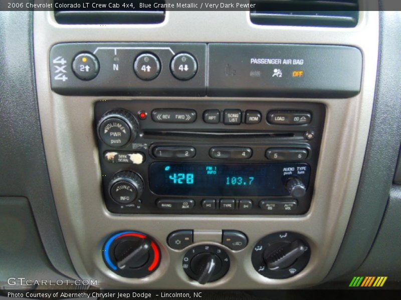 Blue Granite Metallic / Very Dark Pewter 2006 Chevrolet Colorado LT Crew Cab 4x4