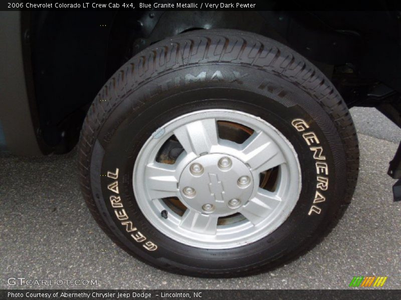 Blue Granite Metallic / Very Dark Pewter 2006 Chevrolet Colorado LT Crew Cab 4x4