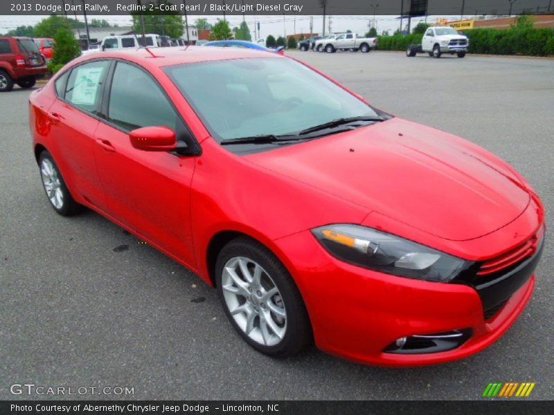 Redline 2-Coat Pearl / Black/Light Diesel Gray 2013 Dodge Dart Rallye