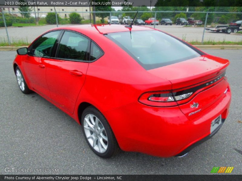 Redline 2-Coat Pearl / Black/Light Diesel Gray 2013 Dodge Dart Rallye