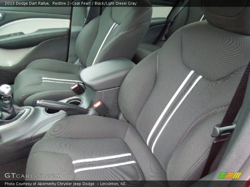 Front Seat of 2013 Dart Rallye