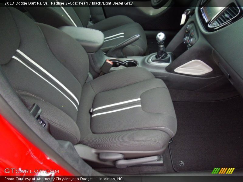Front Seat of 2013 Dart Rallye