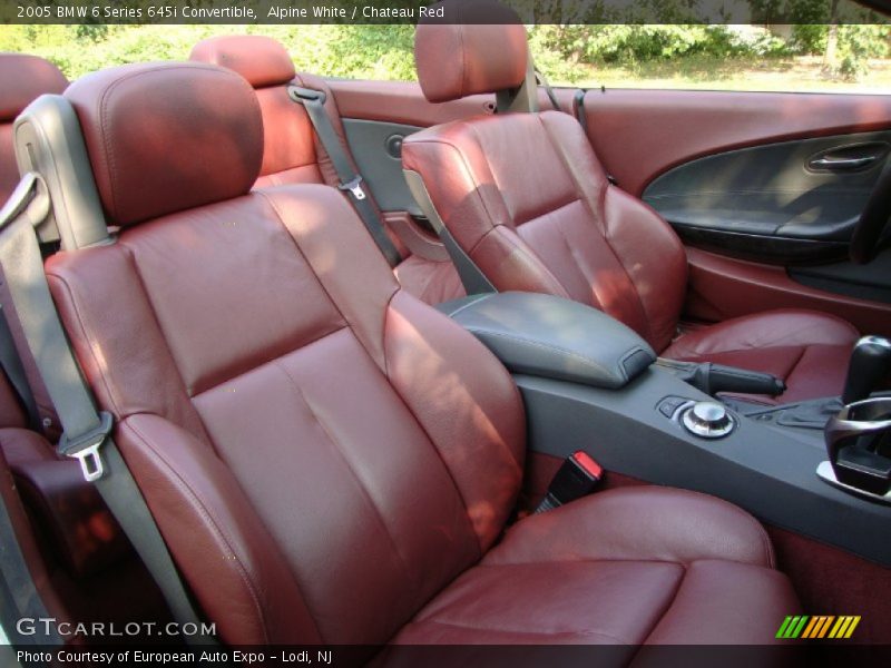  2005 6 Series 645i Convertible Chateau Red Interior