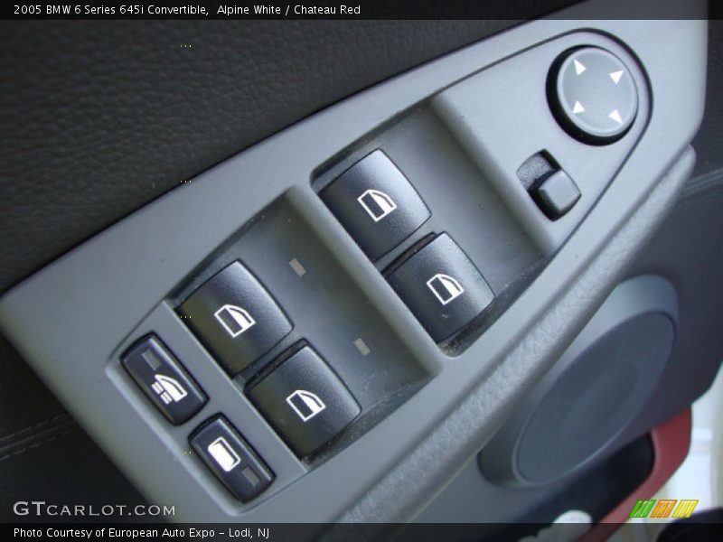 Controls of 2005 6 Series 645i Convertible