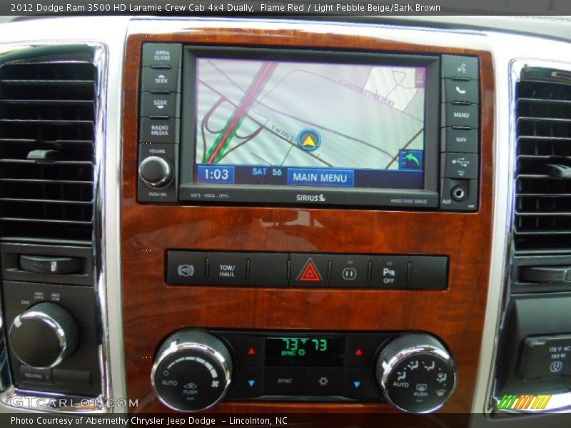 Navigation of 2012 Ram 3500 HD Laramie Crew Cab 4x4 Dually