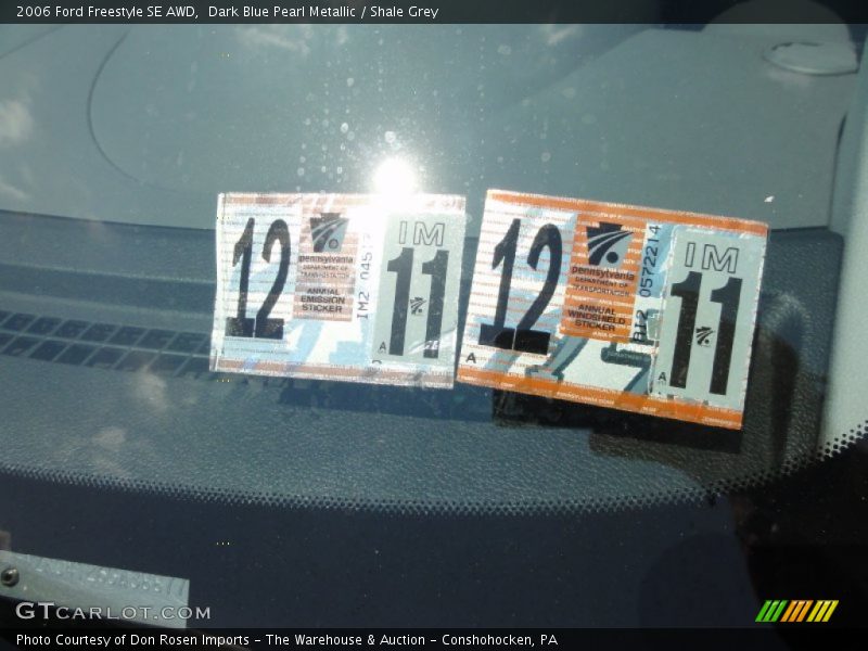 Dark Blue Pearl Metallic / Shale Grey 2006 Ford Freestyle SE AWD