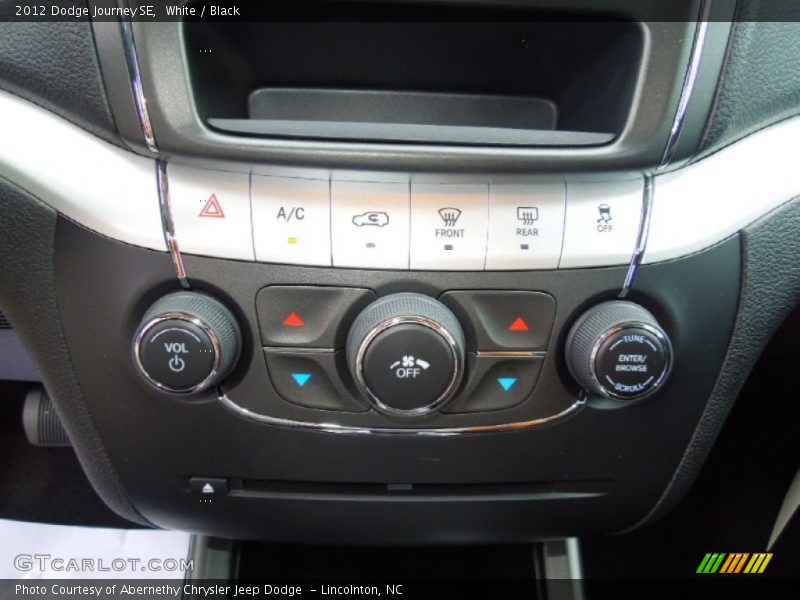 Controls of 2012 Journey SE