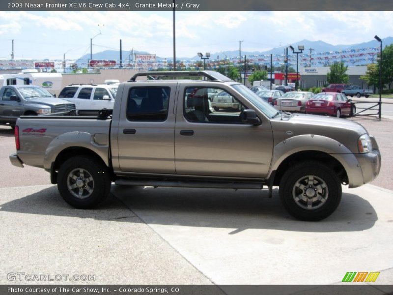  2003 Frontier XE V6 Crew Cab 4x4 Granite Metallic