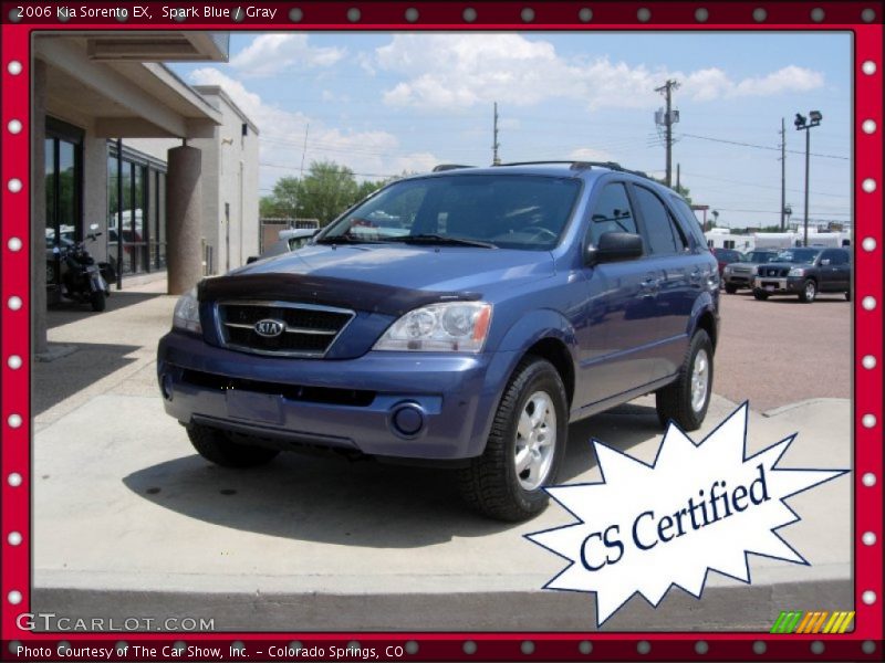 Spark Blue / Gray 2006 Kia Sorento EX