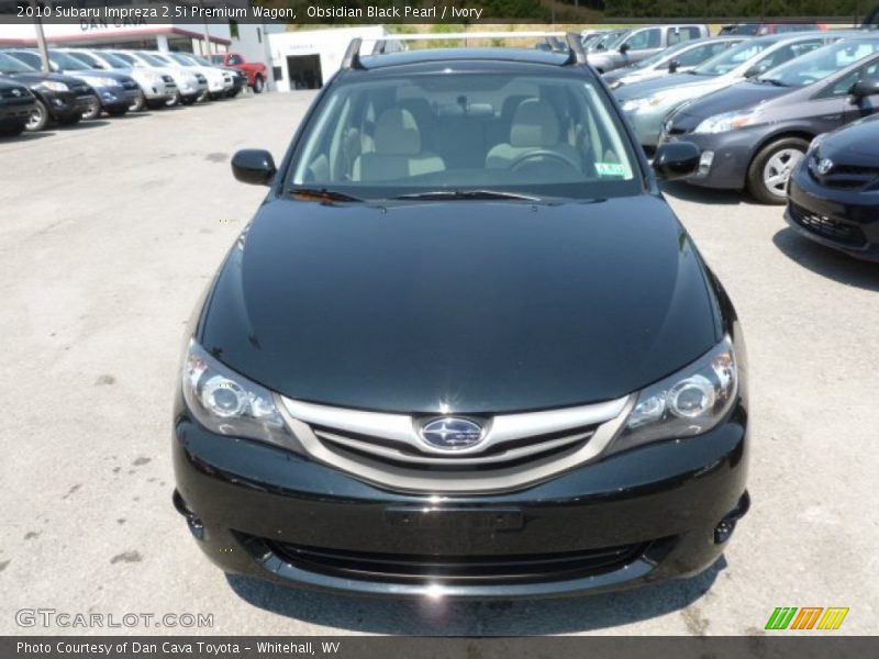 Obsidian Black Pearl / Ivory 2010 Subaru Impreza 2.5i Premium Wagon