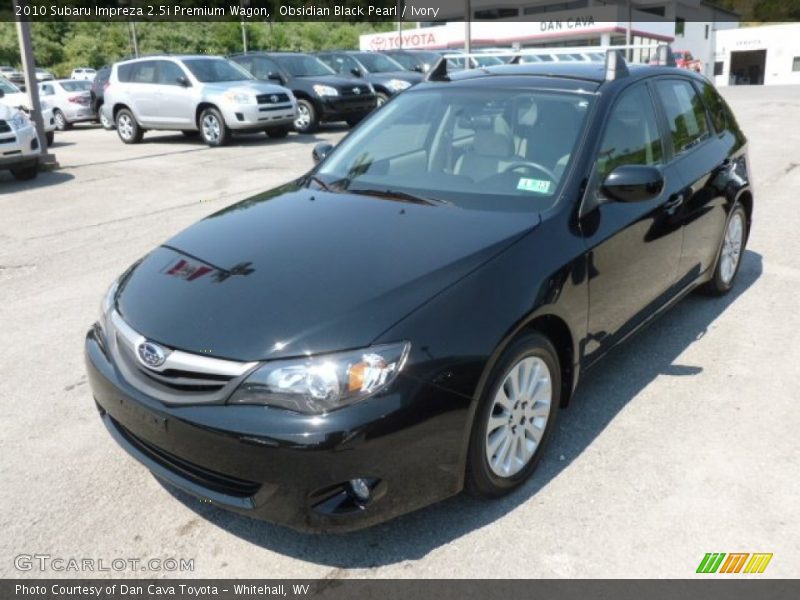 Obsidian Black Pearl / Ivory 2010 Subaru Impreza 2.5i Premium Wagon