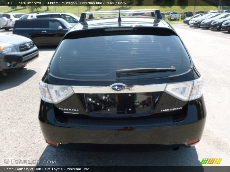 Obsidian Black Pearl / Ivory 2010 Subaru Impreza 2.5i Premium Wagon
