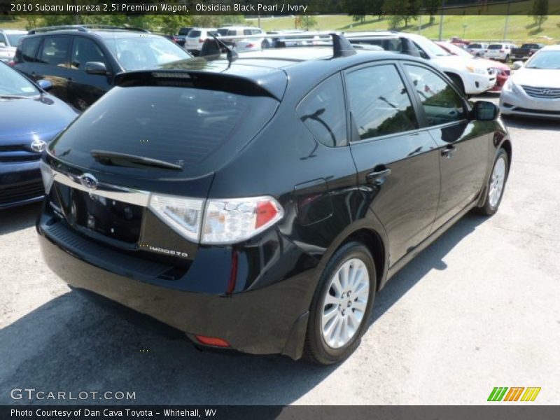 Obsidian Black Pearl / Ivory 2010 Subaru Impreza 2.5i Premium Wagon