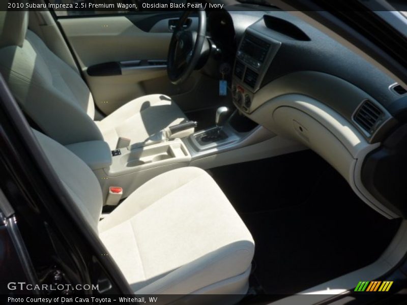 Obsidian Black Pearl / Ivory 2010 Subaru Impreza 2.5i Premium Wagon