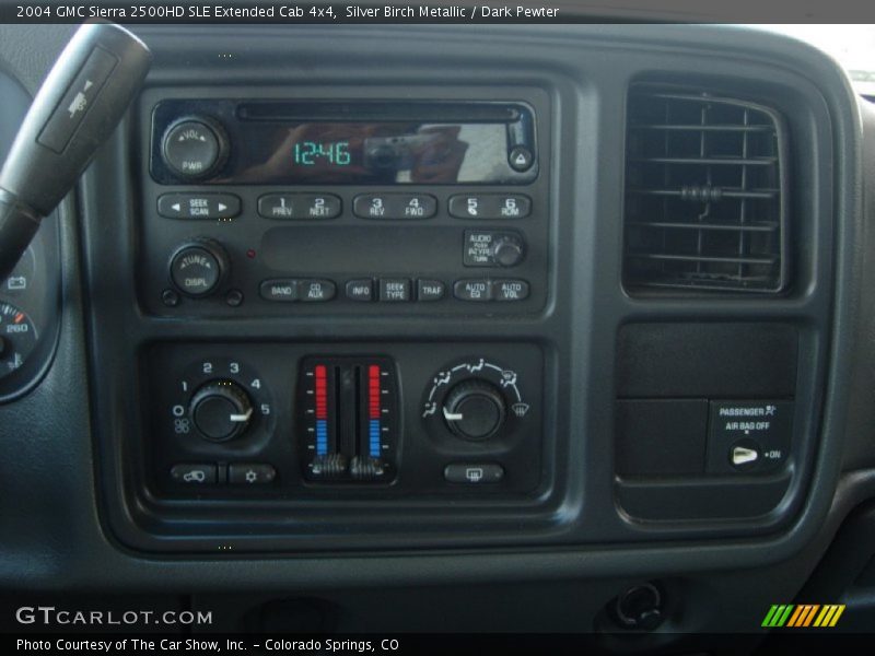 Silver Birch Metallic / Dark Pewter 2004 GMC Sierra 2500HD SLE Extended Cab 4x4