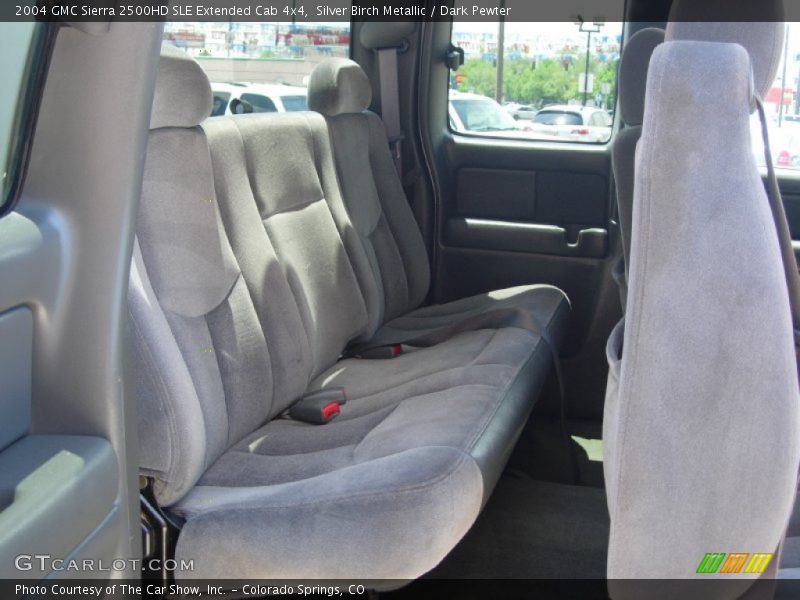 Silver Birch Metallic / Dark Pewter 2004 GMC Sierra 2500HD SLE Extended Cab 4x4