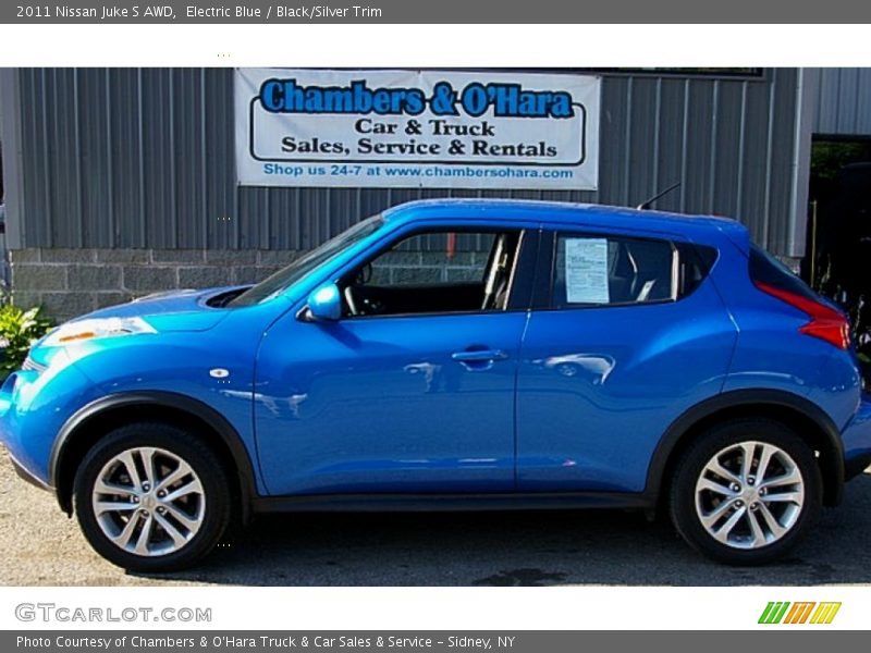 Electric Blue / Black/Silver Trim 2011 Nissan Juke S AWD