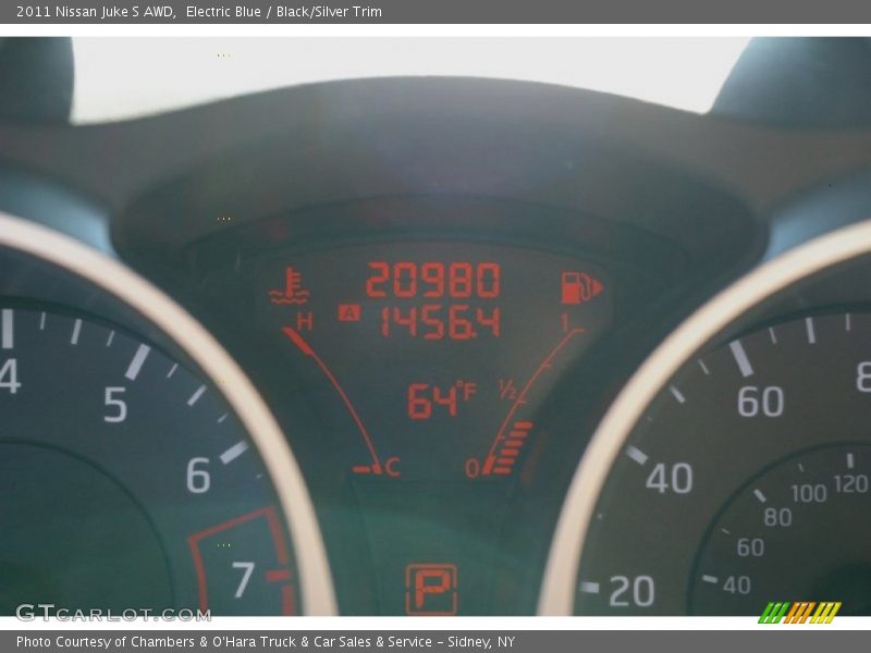 Electric Blue / Black/Silver Trim 2011 Nissan Juke S AWD