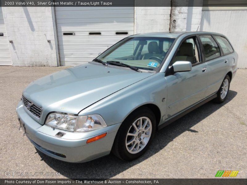 Silver Green Metallic / Taupe/Light Taupe 2003 Volvo V40