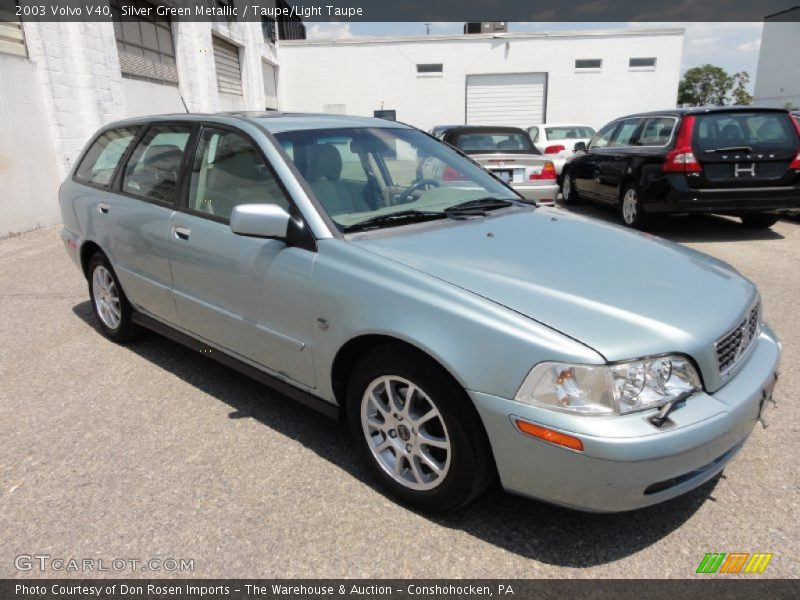 Silver Green Metallic / Taupe/Light Taupe 2003 Volvo V40