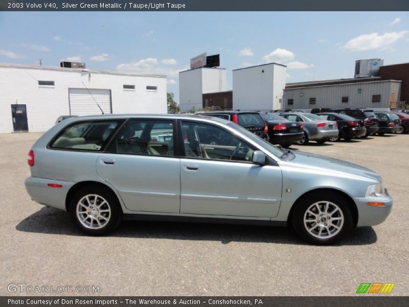 Silver Green Metallic / Taupe/Light Taupe 2003 Volvo V40