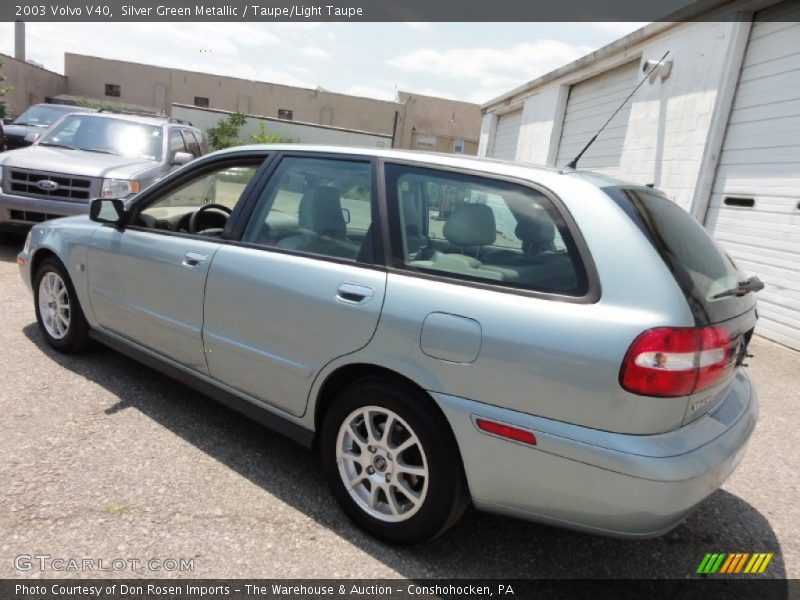 Silver Green Metallic / Taupe/Light Taupe 2003 Volvo V40