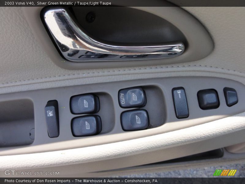 Silver Green Metallic / Taupe/Light Taupe 2003 Volvo V40