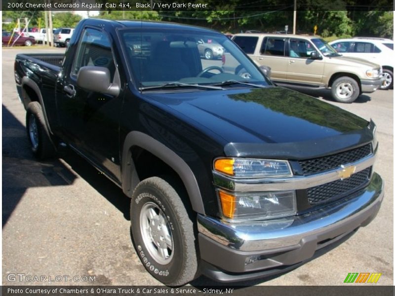 Black / Very Dark Pewter 2006 Chevrolet Colorado Regular Cab 4x4