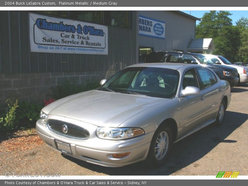 Platinum Metallic / Medium Gray 2004 Buick LeSabre Custom